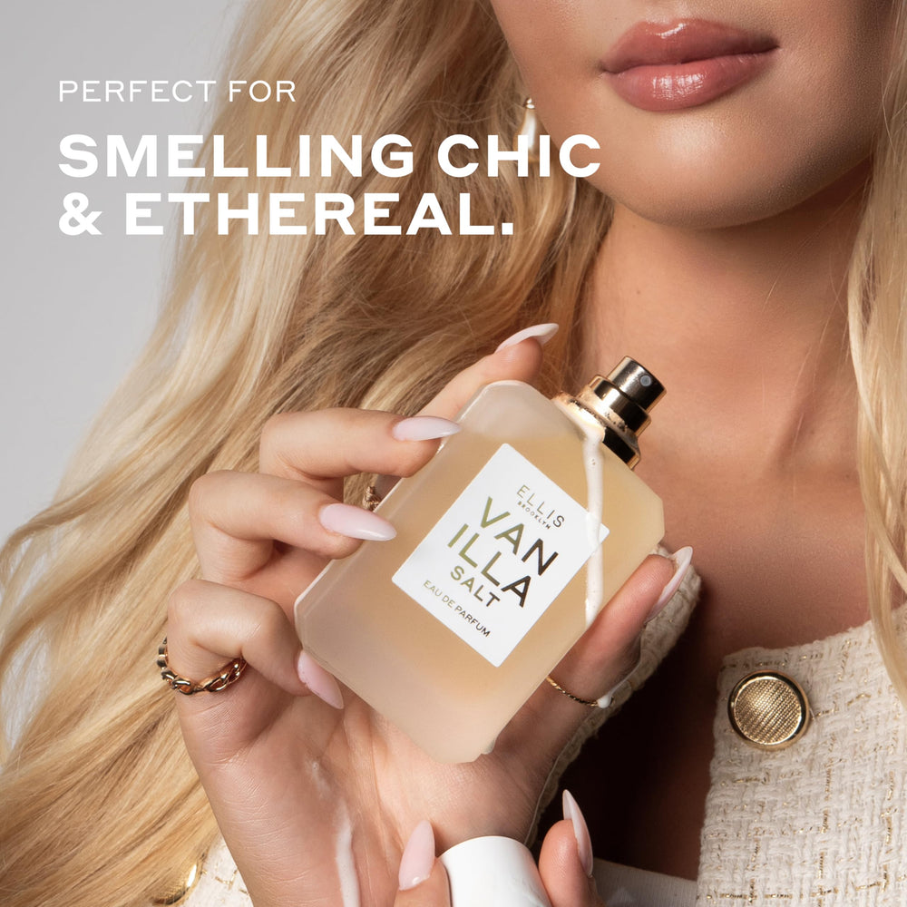 Ellis Brooklyn Vanilla Salt cap close-up highlights premium packaging