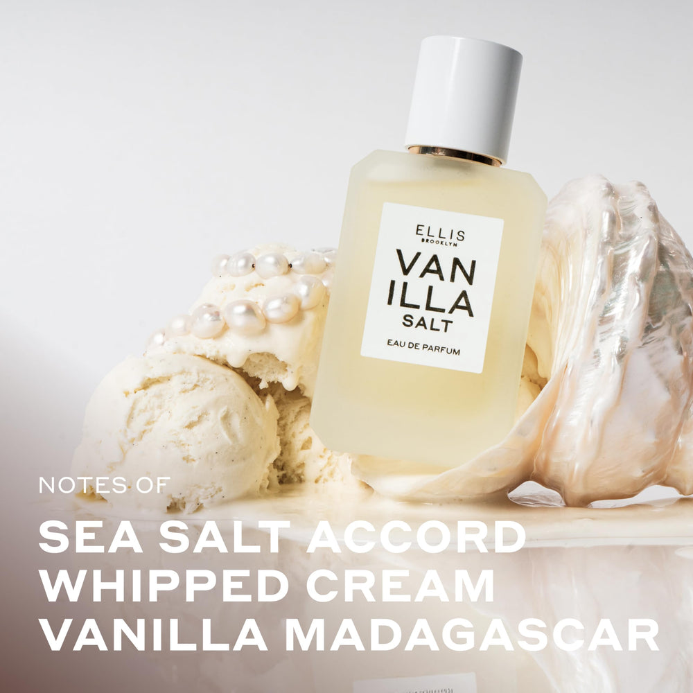 Ellis Brooklyn Vanilla Salt desert water note close-up hints mineral top notes