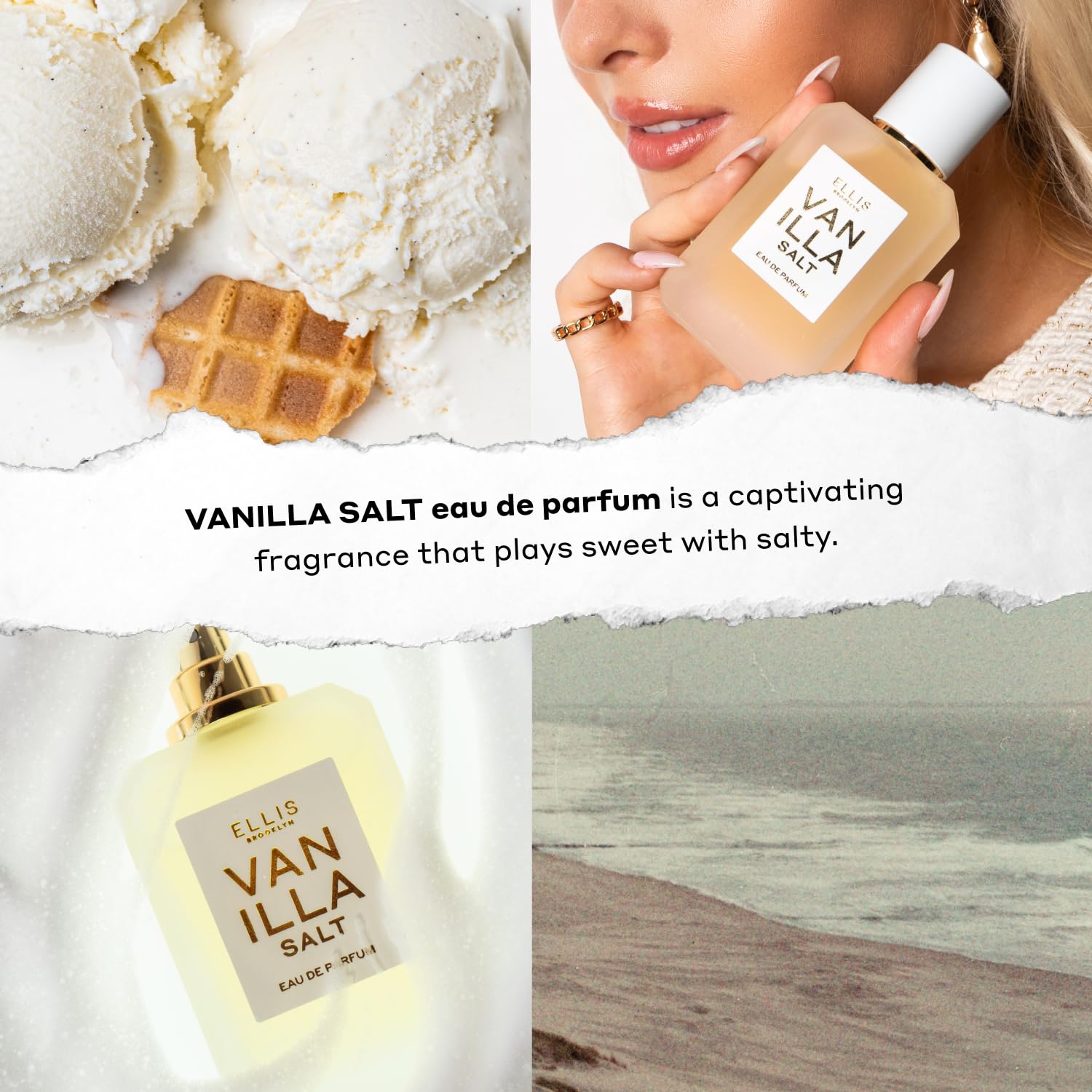 Ellis Brooklyn Vanilla Salt jasmine petals close-up evokes daytime wear