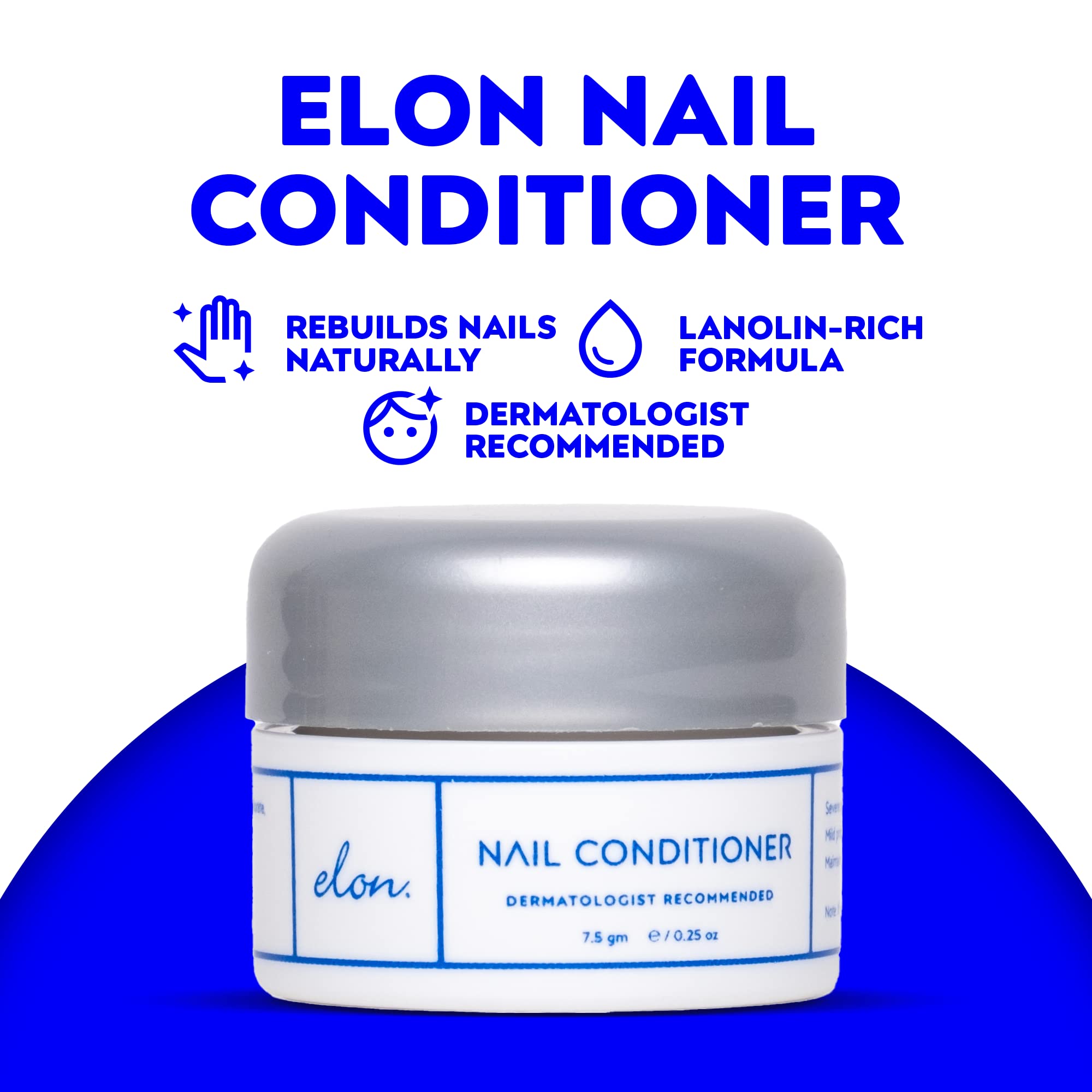 Elon Lanolin-Rich Nail Conditioner applying process showing quick cuticle hydration
