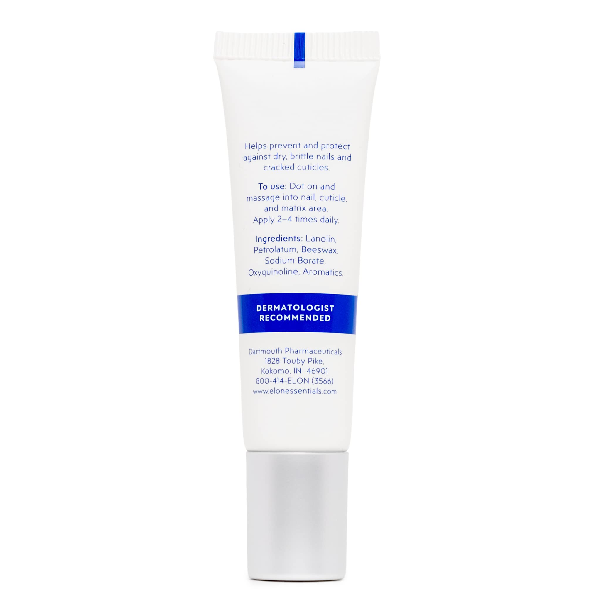 Elon Lanolin-Rich Nail Conditioner tube on vanity ready for daily cuticle care.