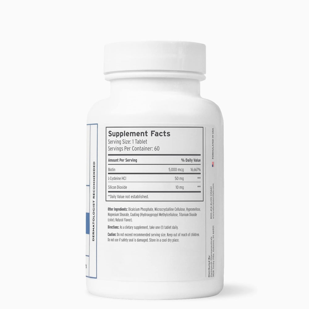 Elon Matrix 5000 ingredients with L-cysteine and silicon dioxide