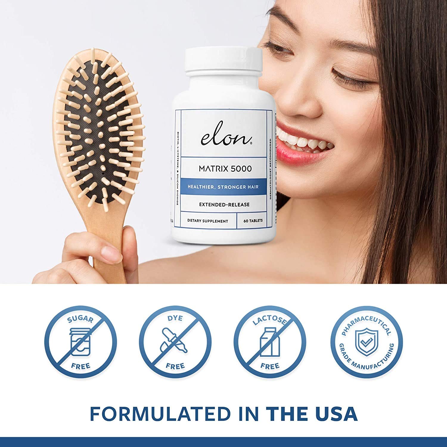 Elon Matrix 5000 natural shine image highlighting shine from silicon dioxide