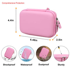 Elonbo 3-layer protection case shields hair tools from shocks during travel.