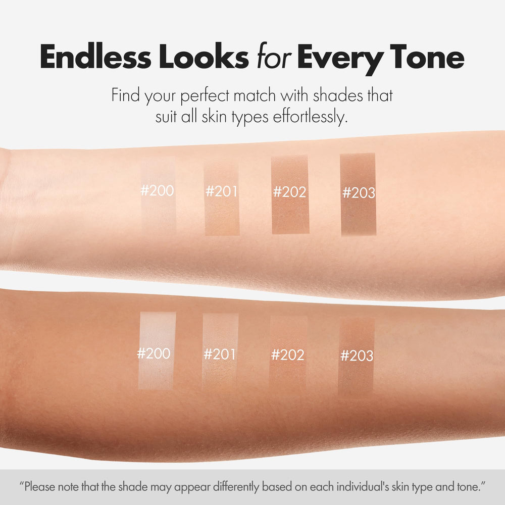 ELROEL Blanc Cover Stick V 32k bristles ensure precise, airbrushed finish.