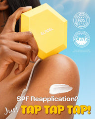 ELROEL Pang Pang Big Sun Cushion Plus packaging highlights portable body-friendly sun care