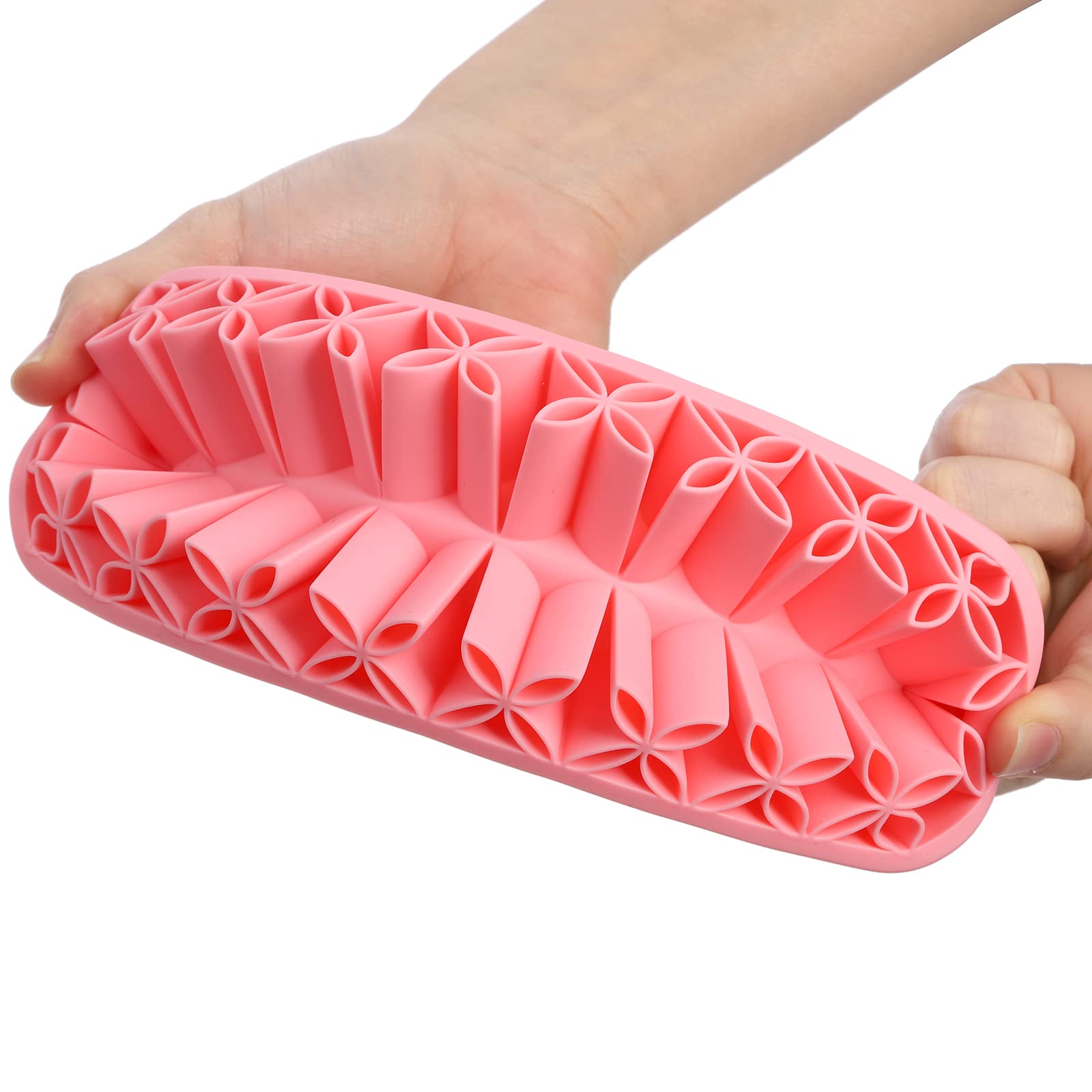 Elsjoy multi-hole organizer for brushes, pens, and scissors on office desk
