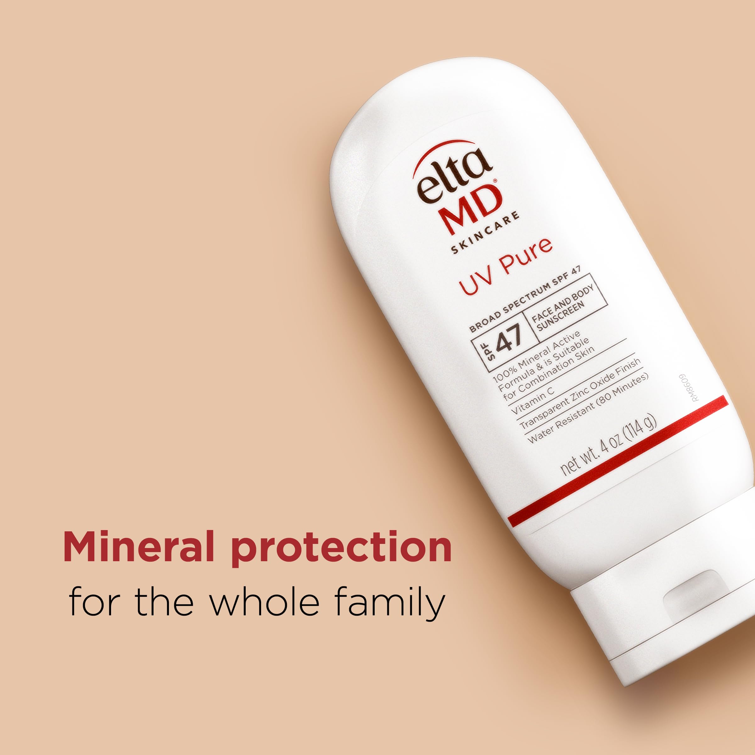 EltaMD UV Pure water-resistant demonstration shows up to 80 minutes protection