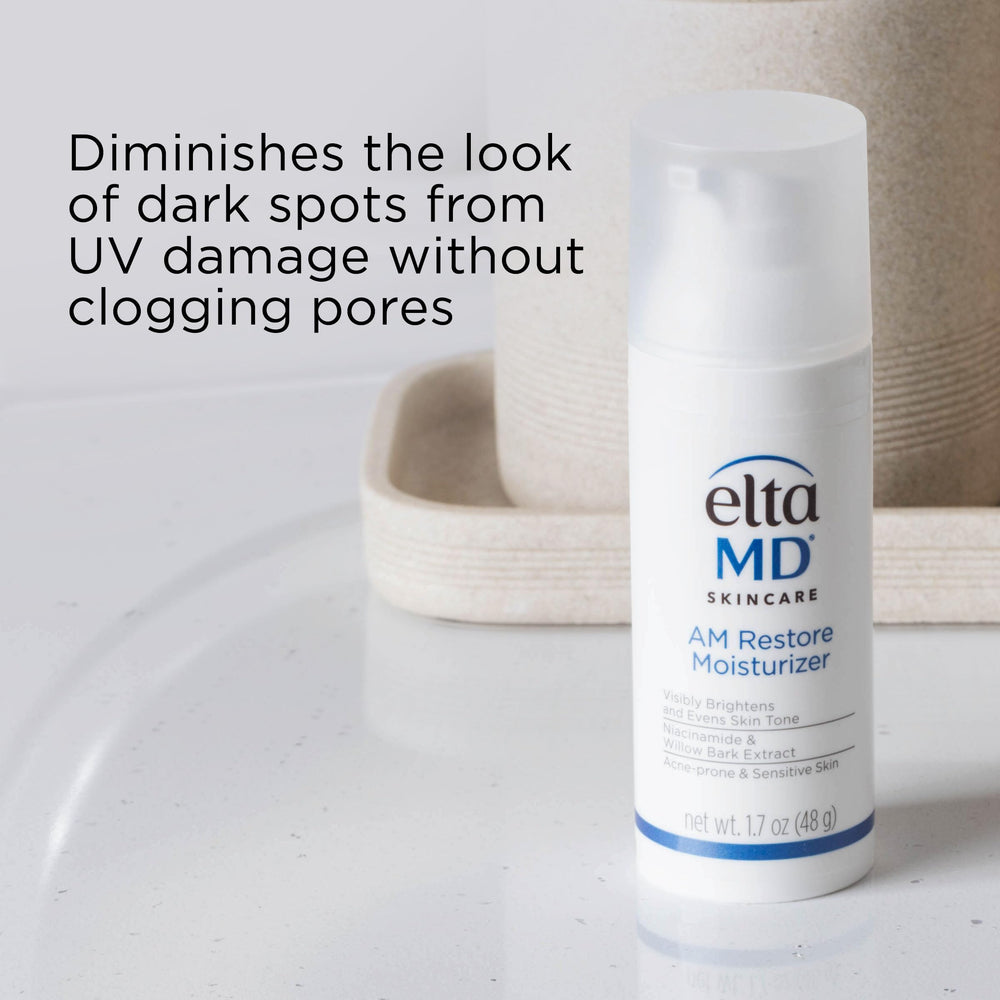 EltaMD AM Restore fragrance-free formula is gentle on sensitive skin.