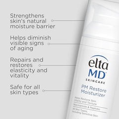 EltaMD Foaming Facial Cleanser foam refines pores and balances skin with gentle cleansing.