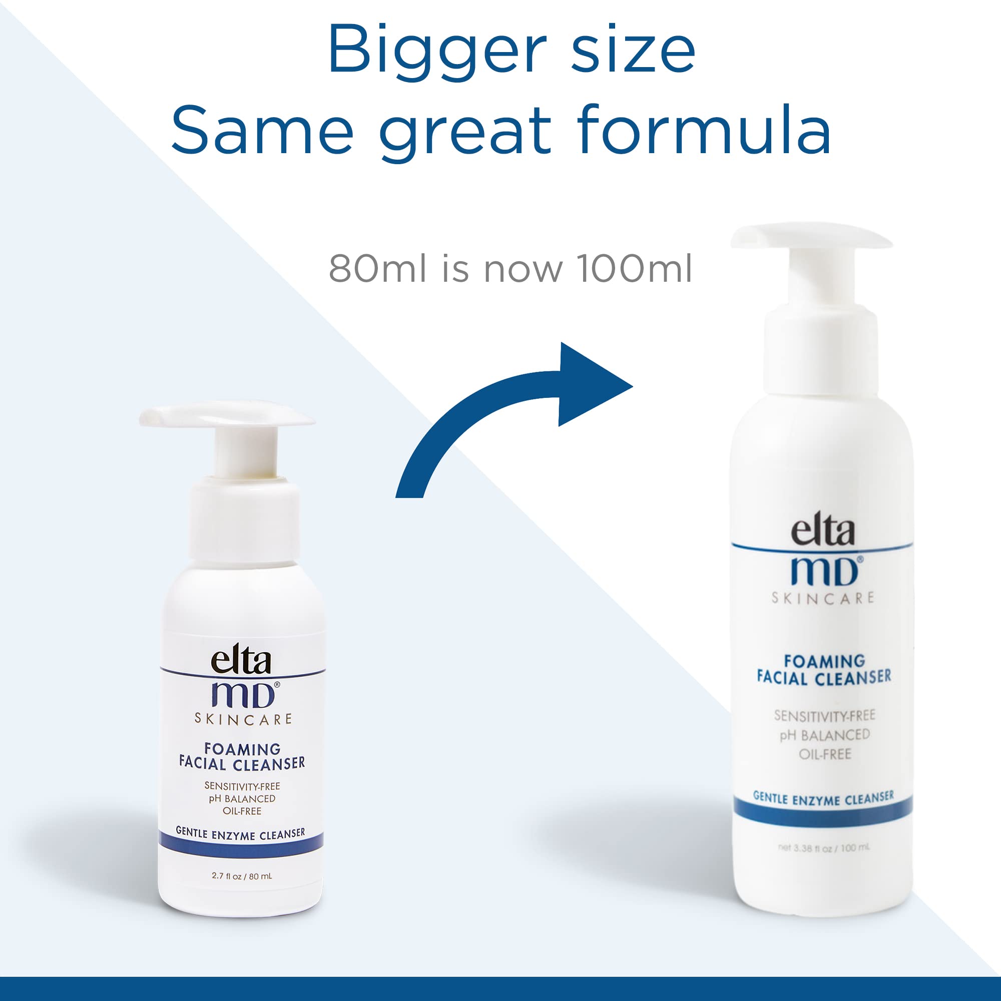 EltaMD Foaming Cleanser micro-bubbles close-up highlights oxygen infusion for refreshed skin