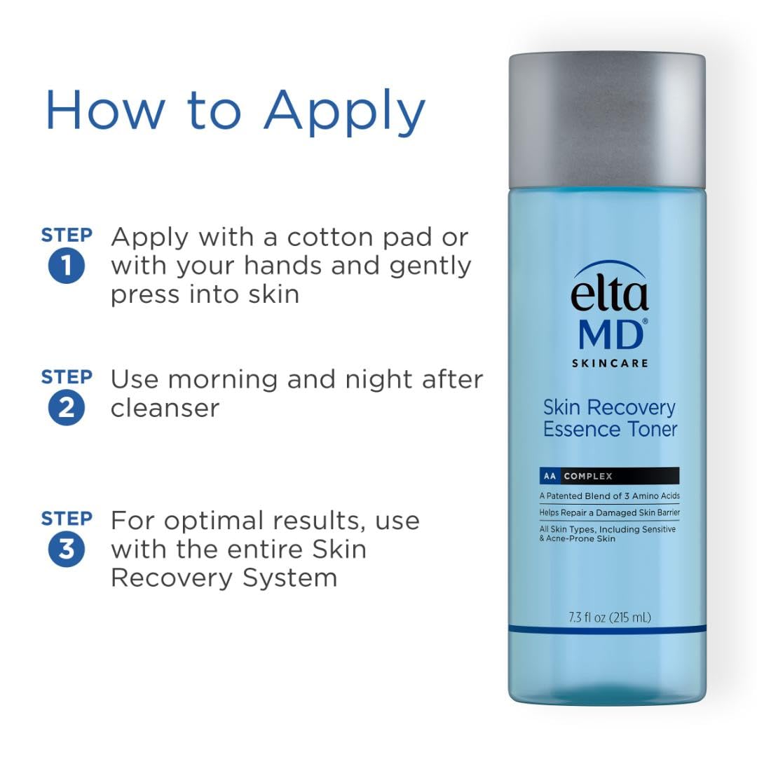 EltaMD Skin Recovery Essence in morning routine promotes light hydration