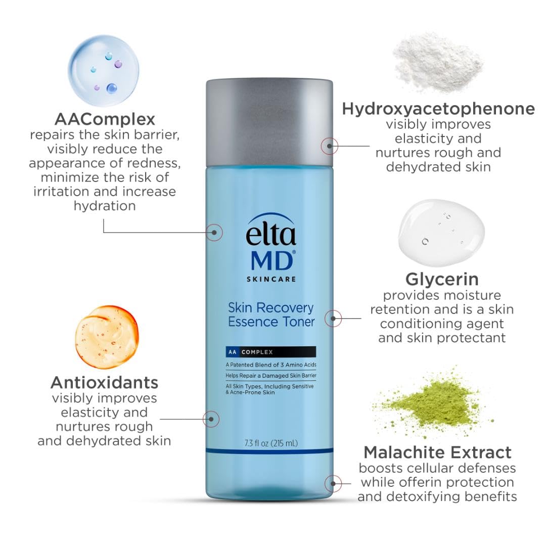 EltaMD Skin Recovery Essence in night routine supports balanced moisture