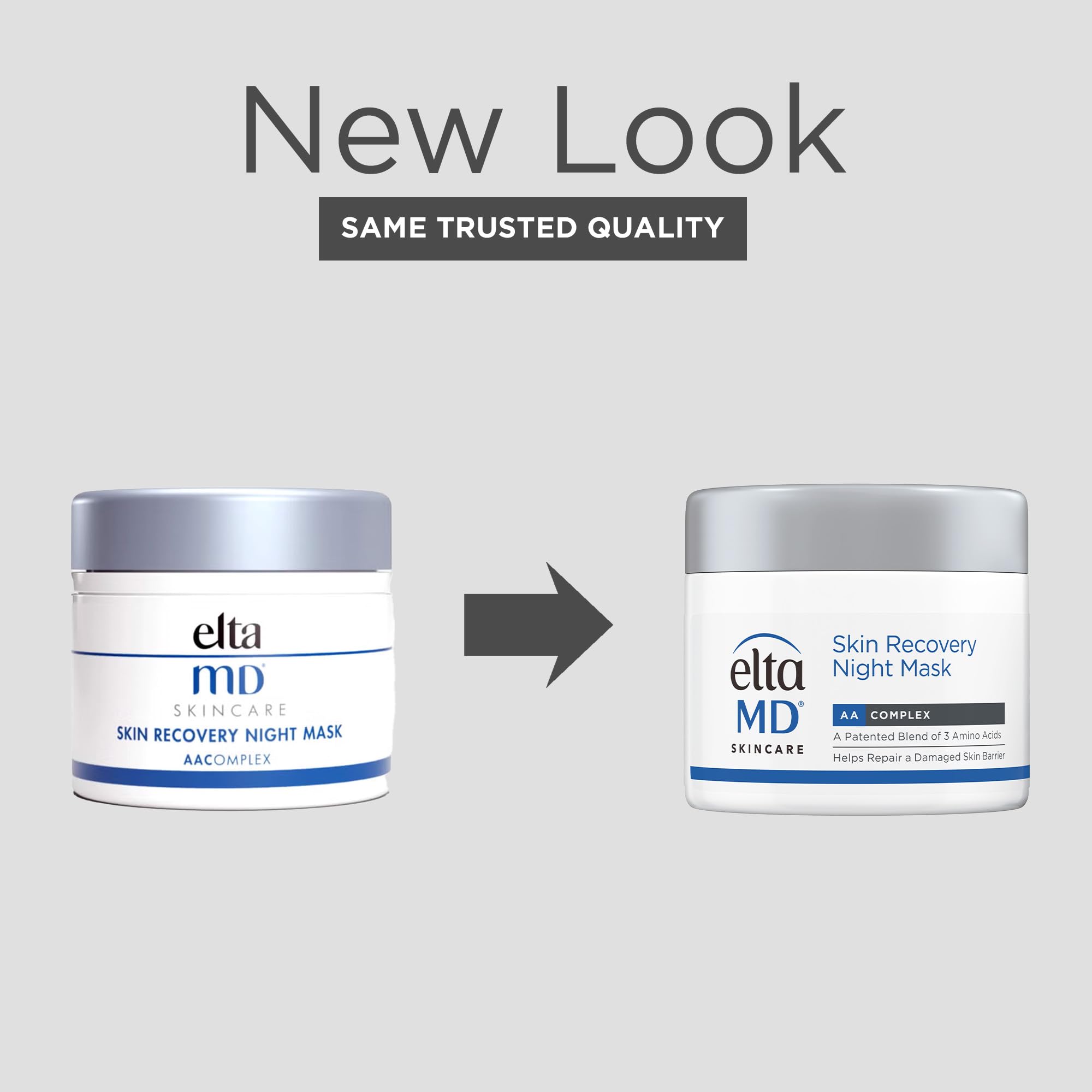 EltaMD Skin Recovery Night Mask texture closeup demonstrates creamy hydration-rich formula