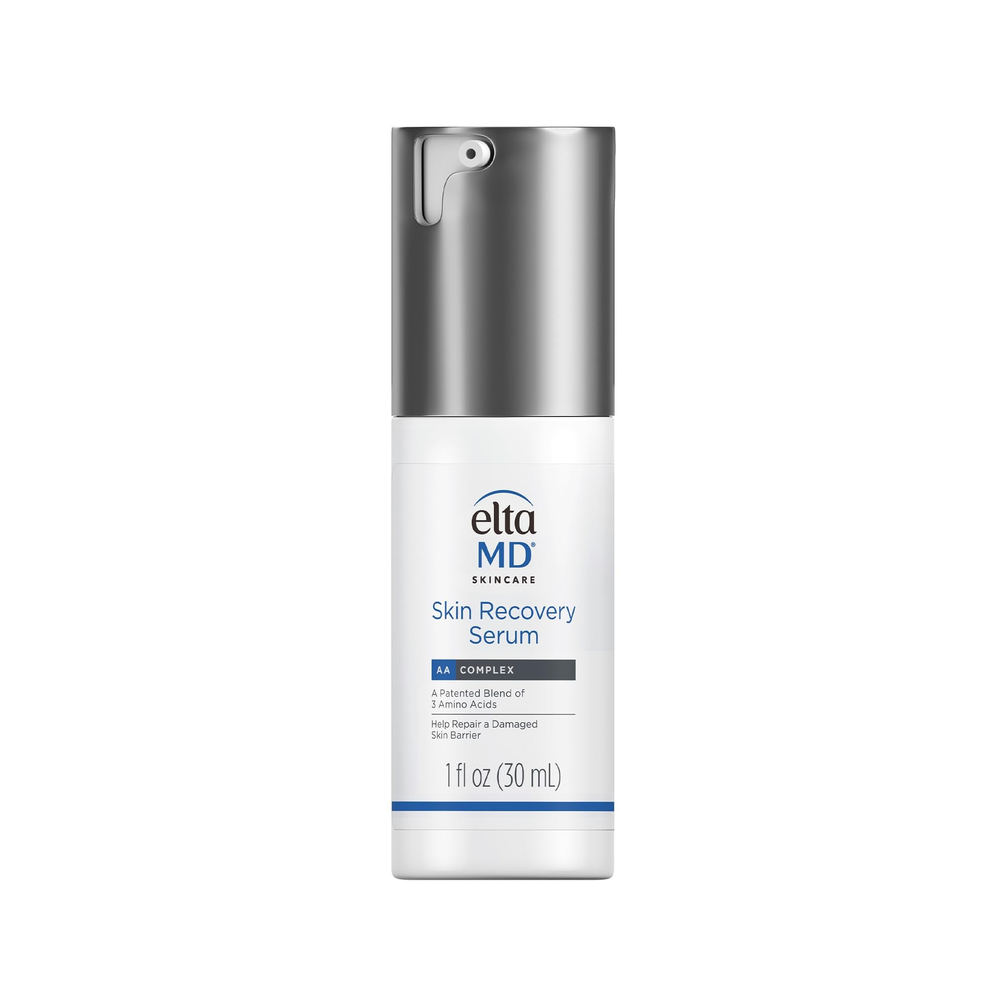 EltaMD Skin Recovery Serum pump bottle ready for daily redness relief