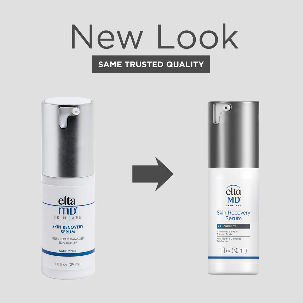EltaMD Skin Recovery Serum texture swirl highlighting lightweight hydration