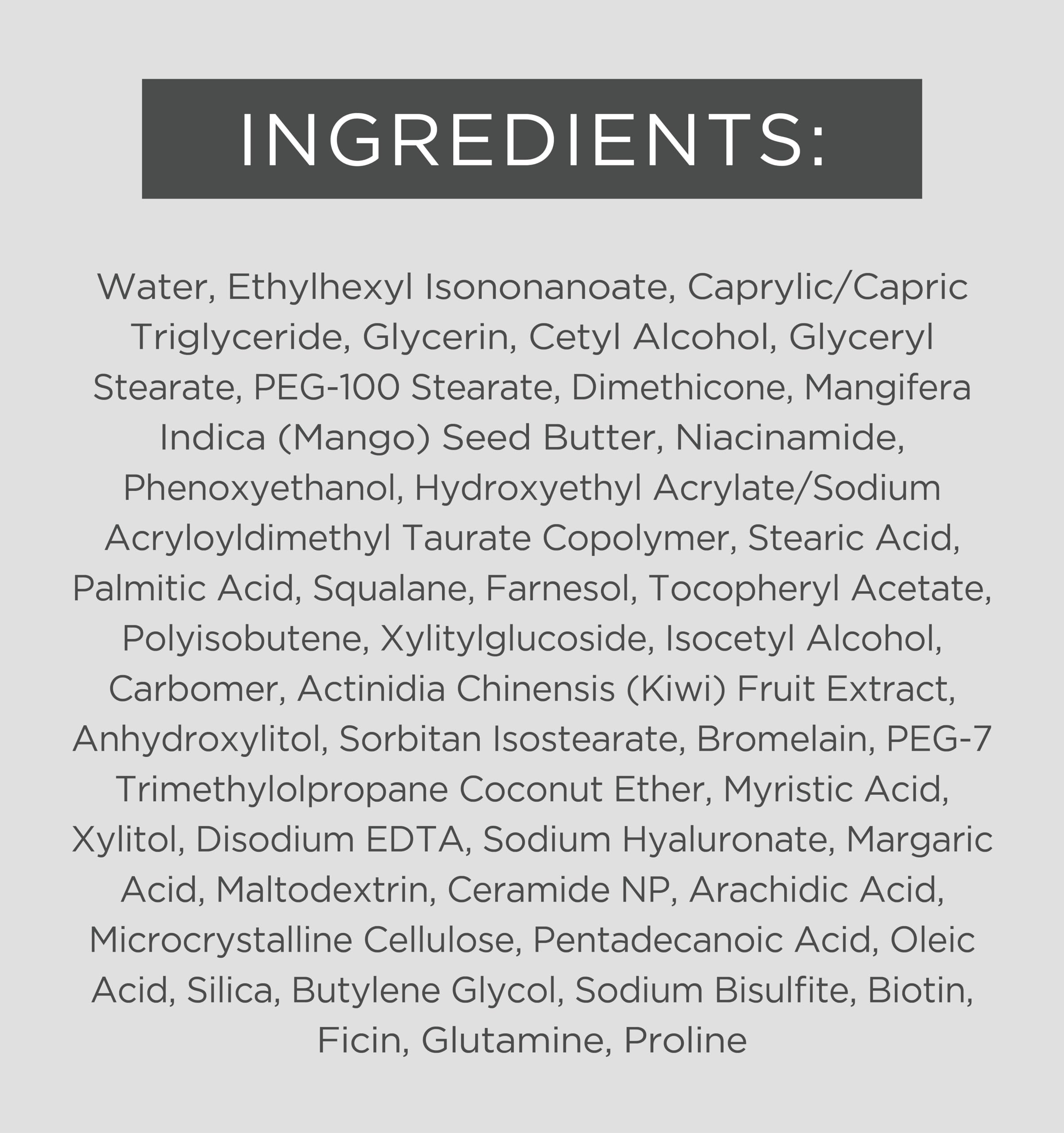 Soft, smooth skin appears after using EltaMD Skin Restore Body Cream.