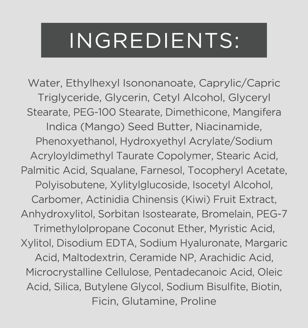 Soft, smooth skin appears after using EltaMD Skin Restore Body Cream.