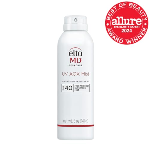 EltaMD UV AOX Mist spray-on-body provides broad-spectrum protection during outdoor activities