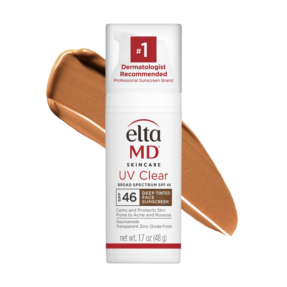 EltaMD UV Clear deep tint bottle for daily protection and convenience