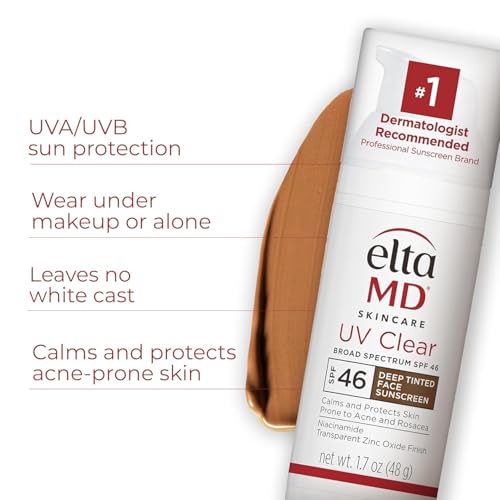 EltaMD UV Clear SPF 46 pump close-up shows easy application