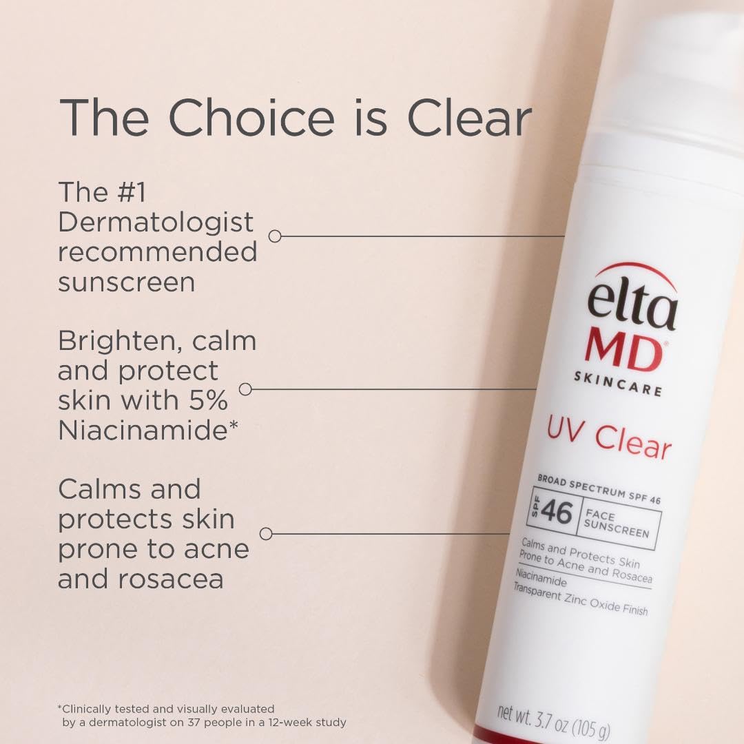 EltaMD UV Clear under makeup usage demonstrates compatible, breathable protection during daily makeup.