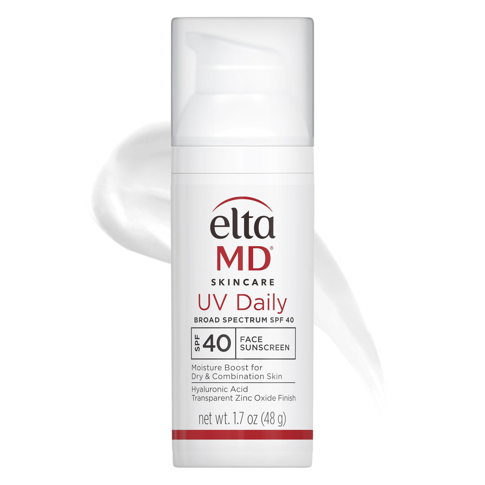 EltaMD UV Daily SPF 40 bottle pump for daily sun protection and hydration