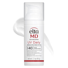 EltaMD UV Daily SPF 40 bottle pump for daily sun protection and hydration