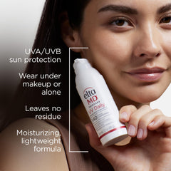 EltaMD UV Daily SPF 40 label close-up shows mineral sunscreen