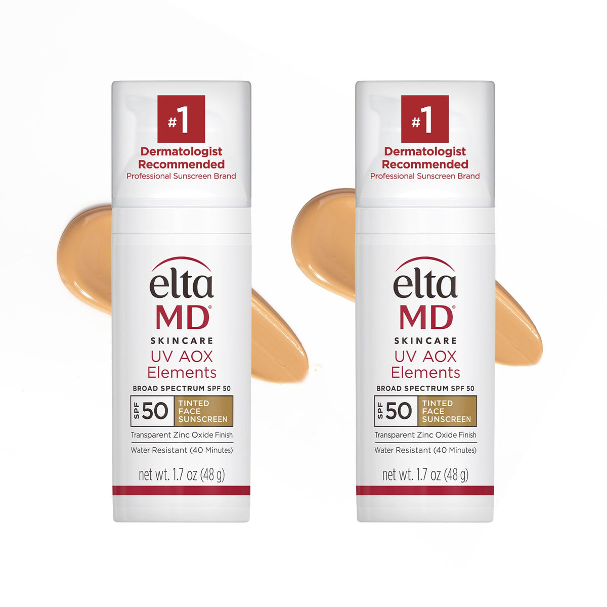 EltaMD UV Elements bottle with SPF 44 mineral protection and tinted finish.