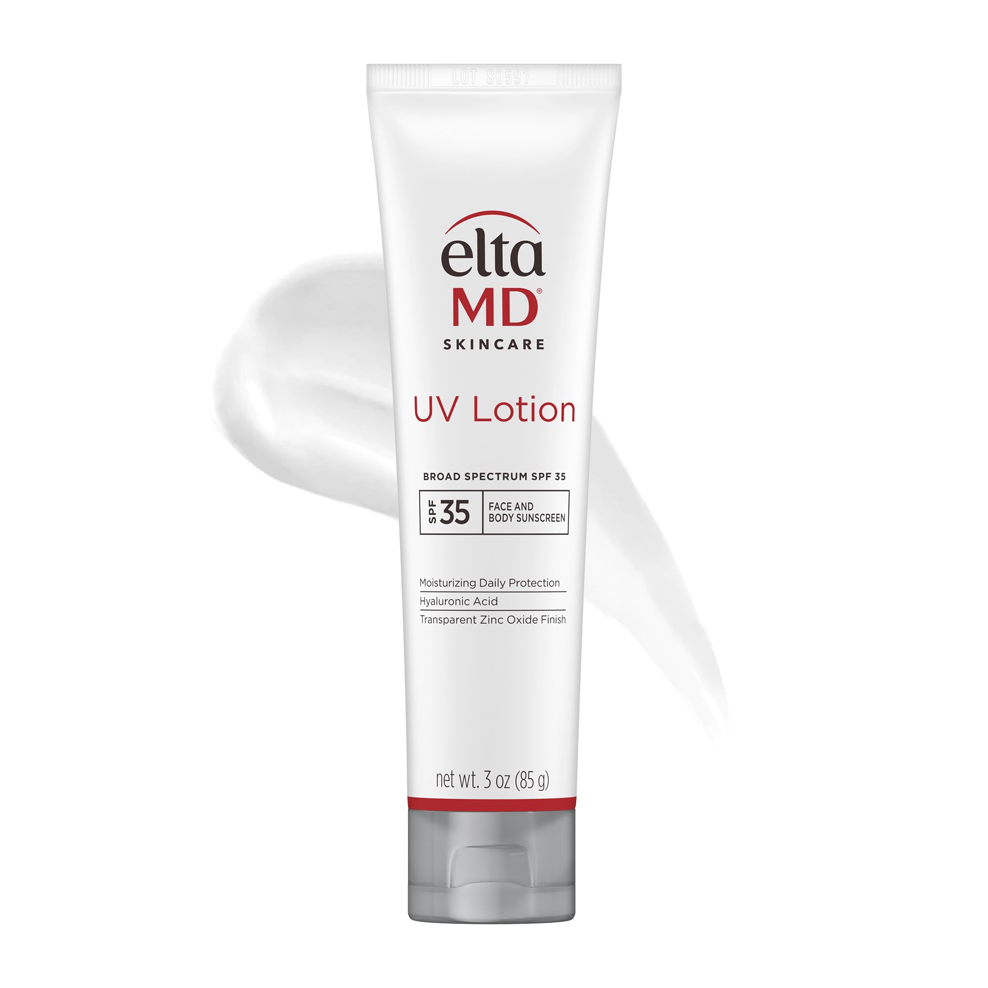 EltaMD UV Lotion body sunscreen pump bottle with zinc oxide SPF 30+ for all-day hydration