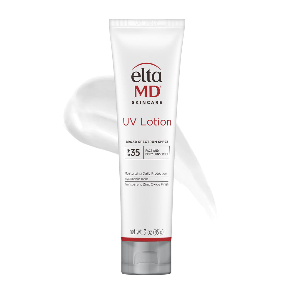 EltaMD UV Lotion body sunscreen pump bottle with zinc oxide SPF 30+ for all-day hydration