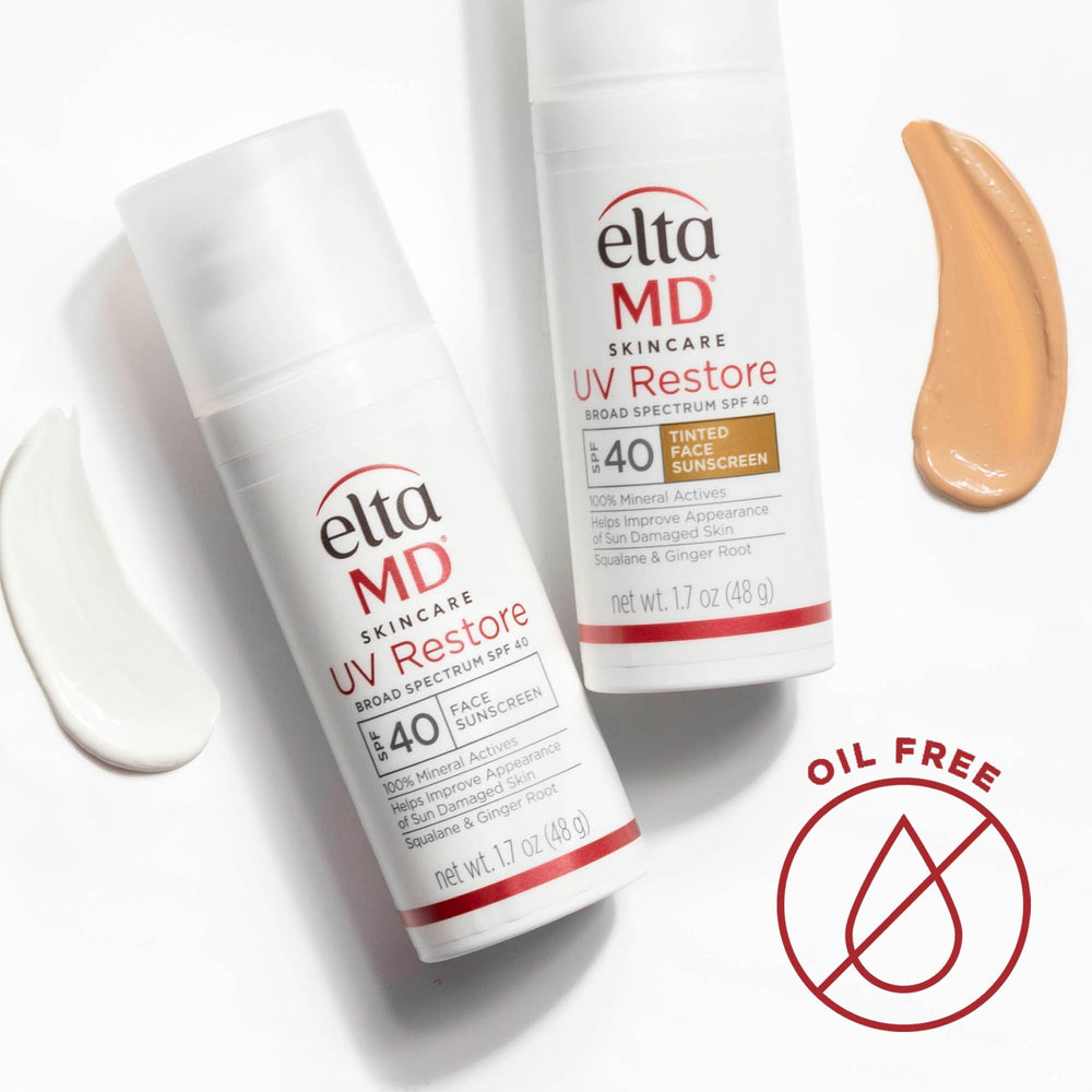 EltaMD UV Restore ginger root extract highlight for complexion support.