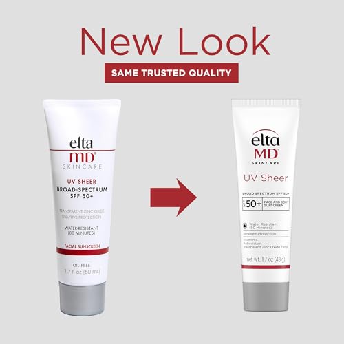 EltaMD UV Sheer application on skin demonstrating quick absorption and matte finish.