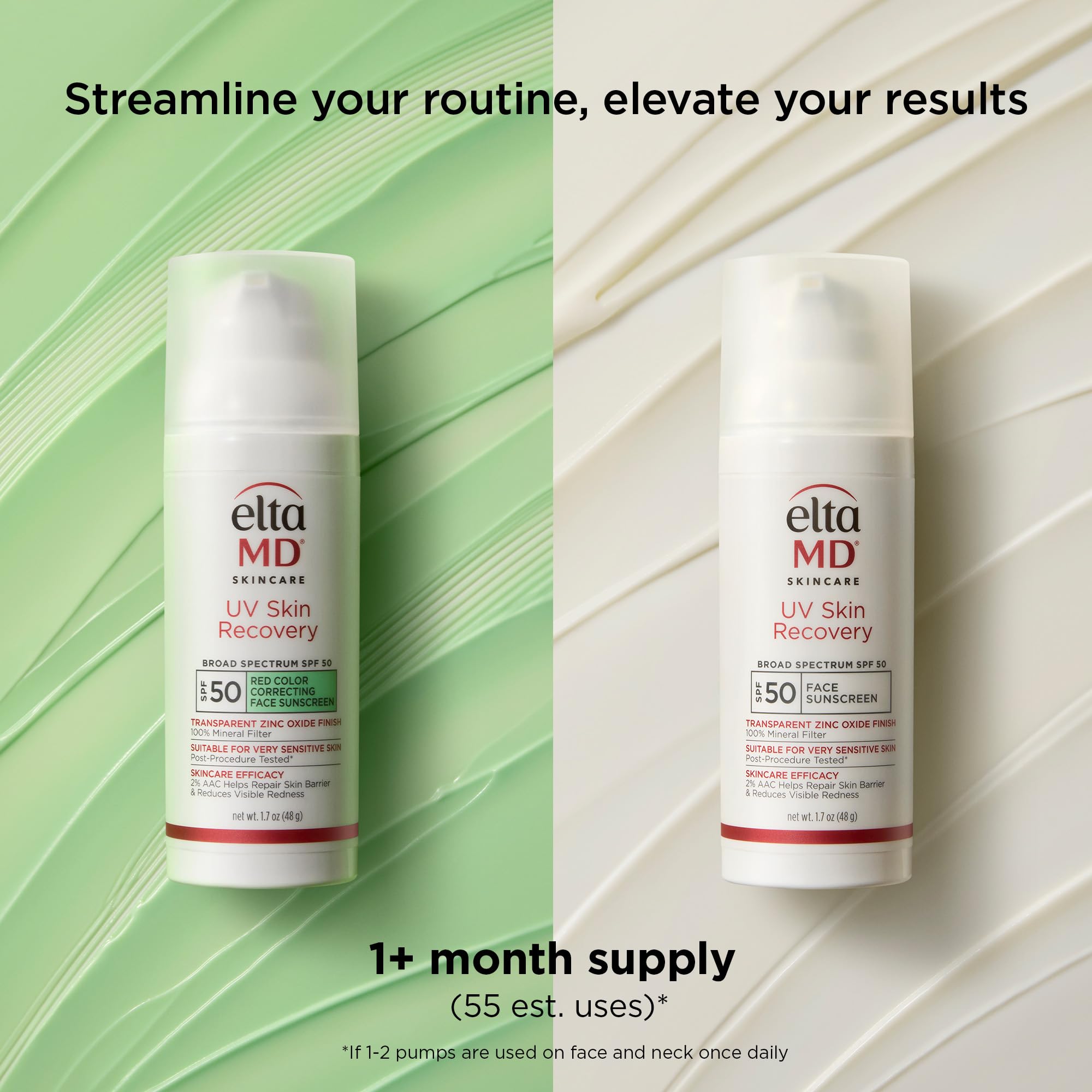 EltaMD UV Skin Recovery post-procedure use demonstrates gentle recovery-friendly sunscreen.