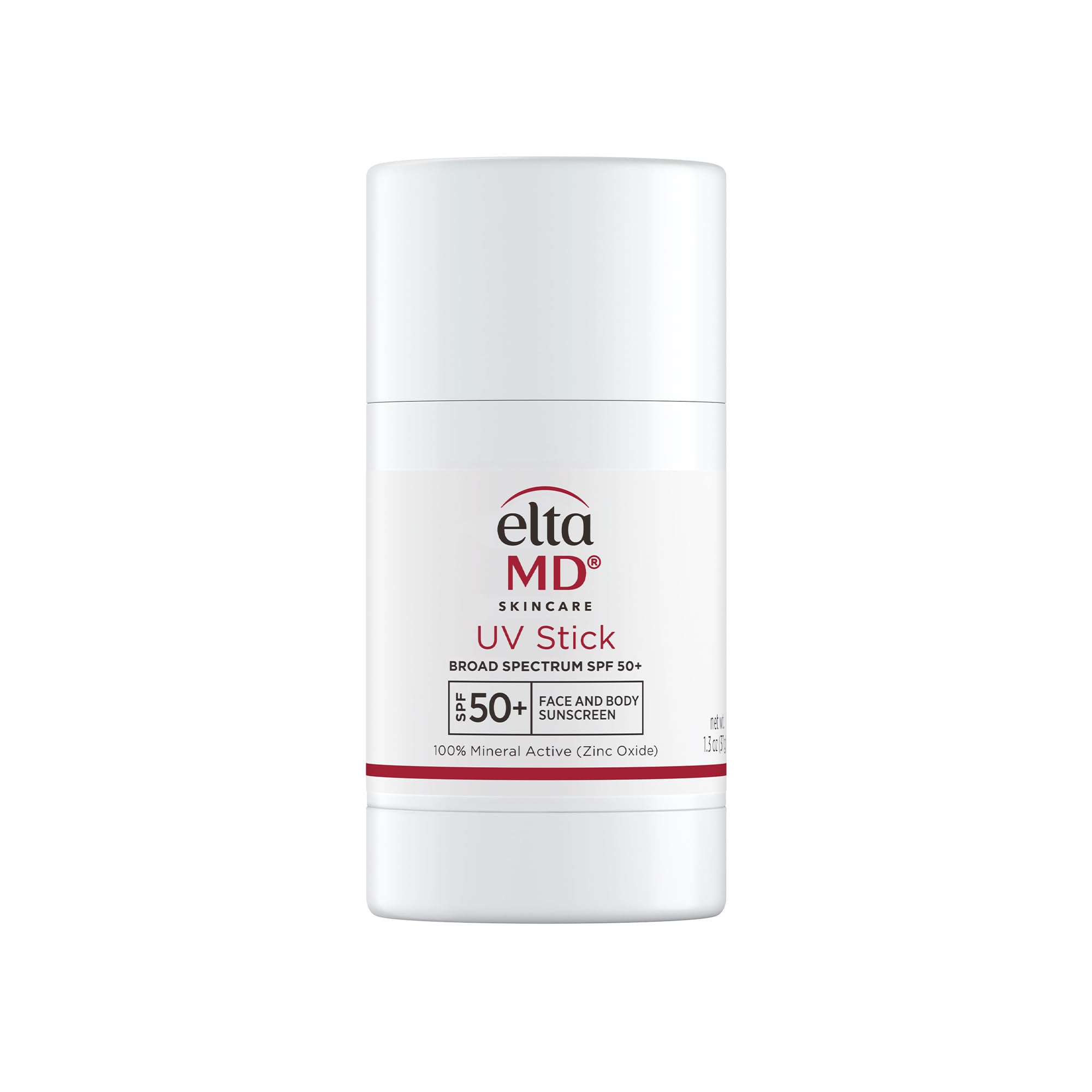 EltaMD UV Stick sunscreen on skin for quick, mess-free protection