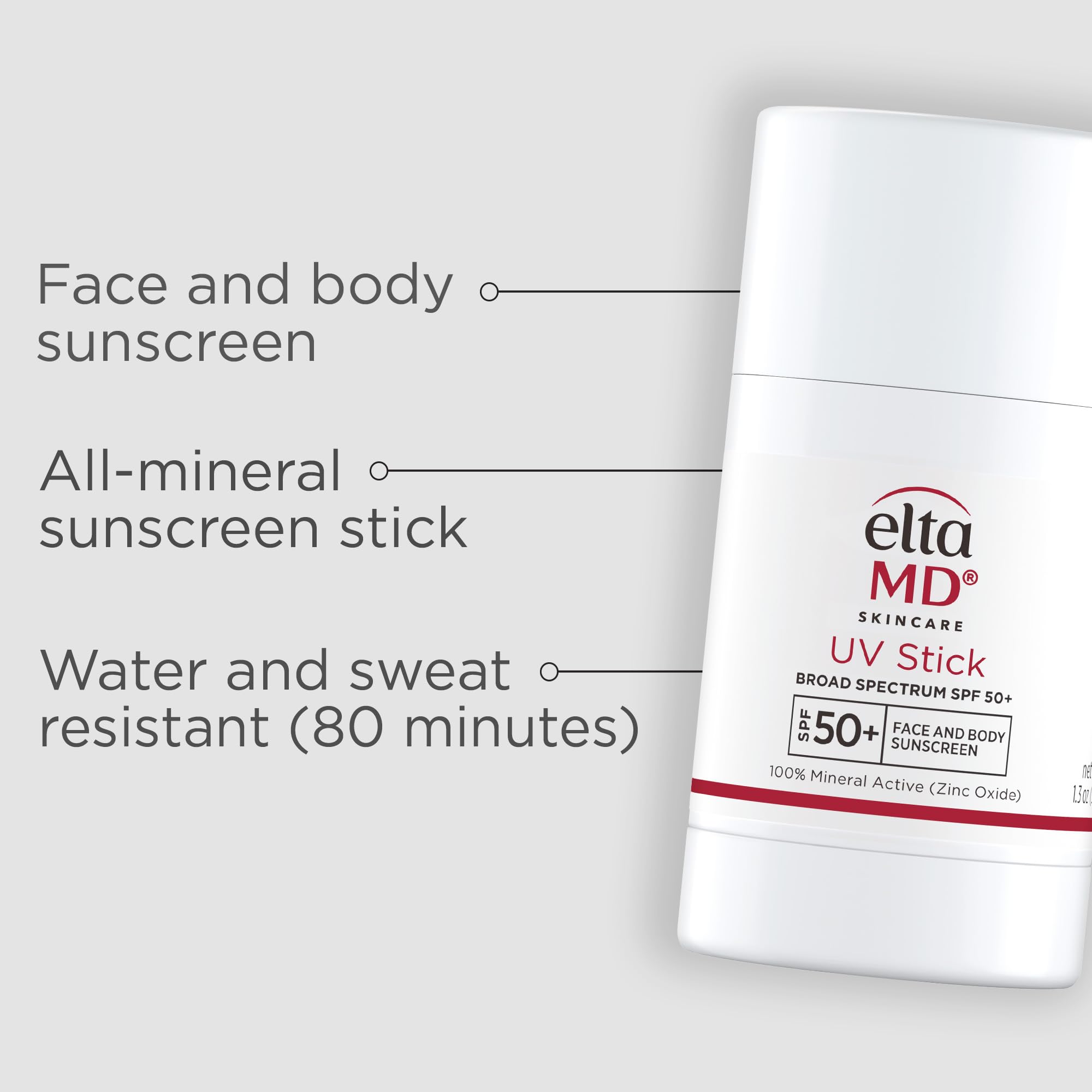 EltaMD UV Stick travel-size packaging for on-the-go sun protection