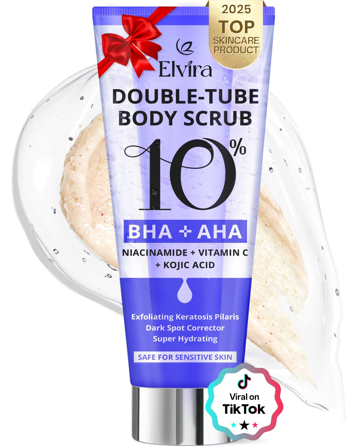 Elvira KP Bump Eraser dual-tube design helps smooth skin in one step