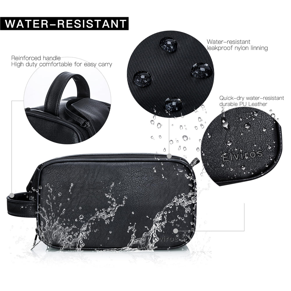 Elviros Travel Toiletry Bag Waterproof Shoe Bag guards gym gear and damp items.