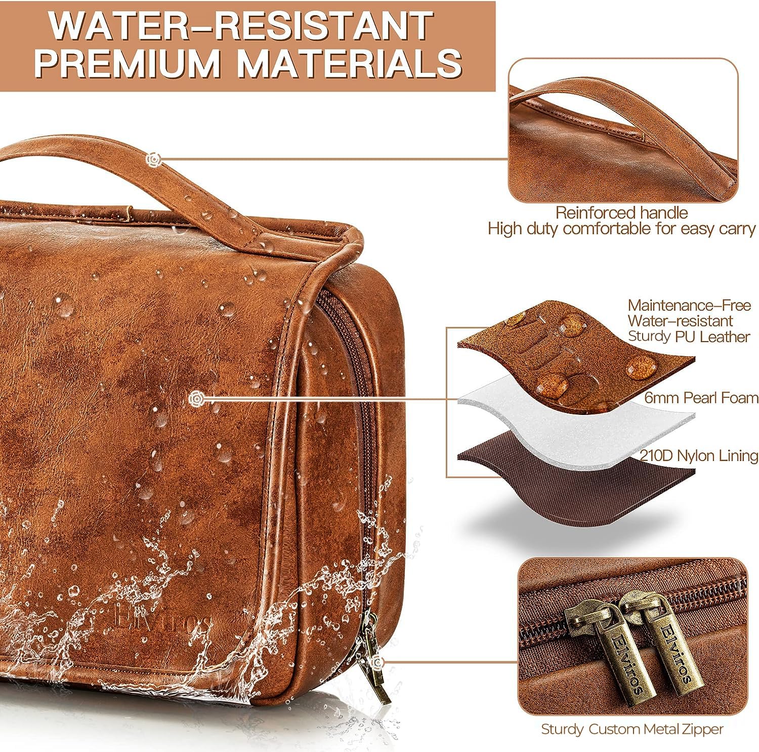 Elviros waterproof drawstring bag expands travel storage for shoes.