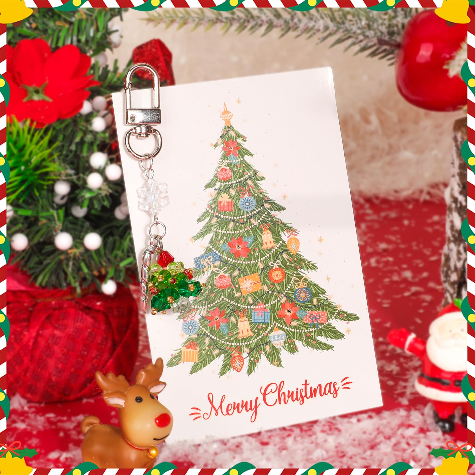 Elysirise Christmas gift basket greeting card for personal notes