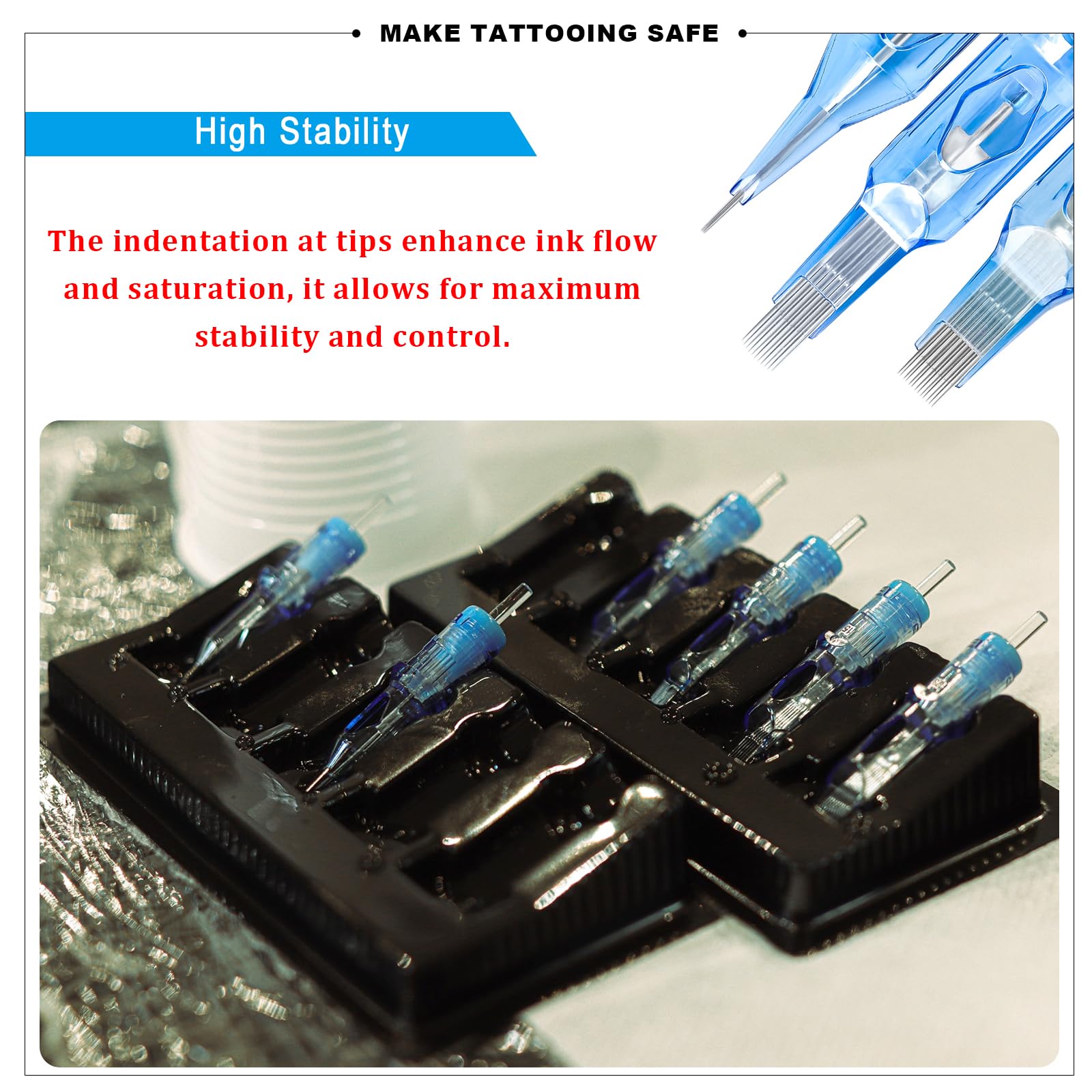 Emalla Eliot tip indentation highlights improved ink flow and saturation control