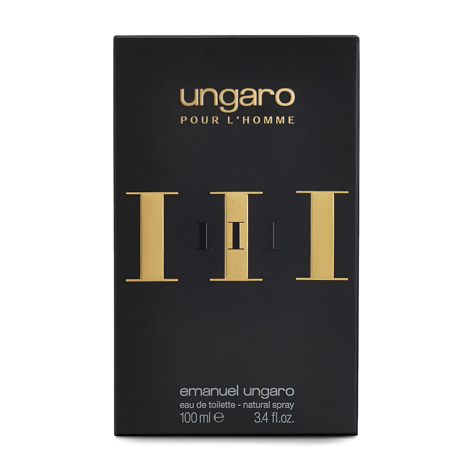 Emanuel Ungaro Pour L’Homme III bottle details emphasize luxury materials