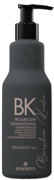 EMAX Ecosmetics keratin bottle front for home smoothing