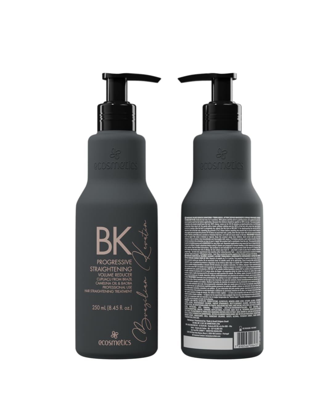 EMAX Ecosmetics keratin bottle pour for easy application