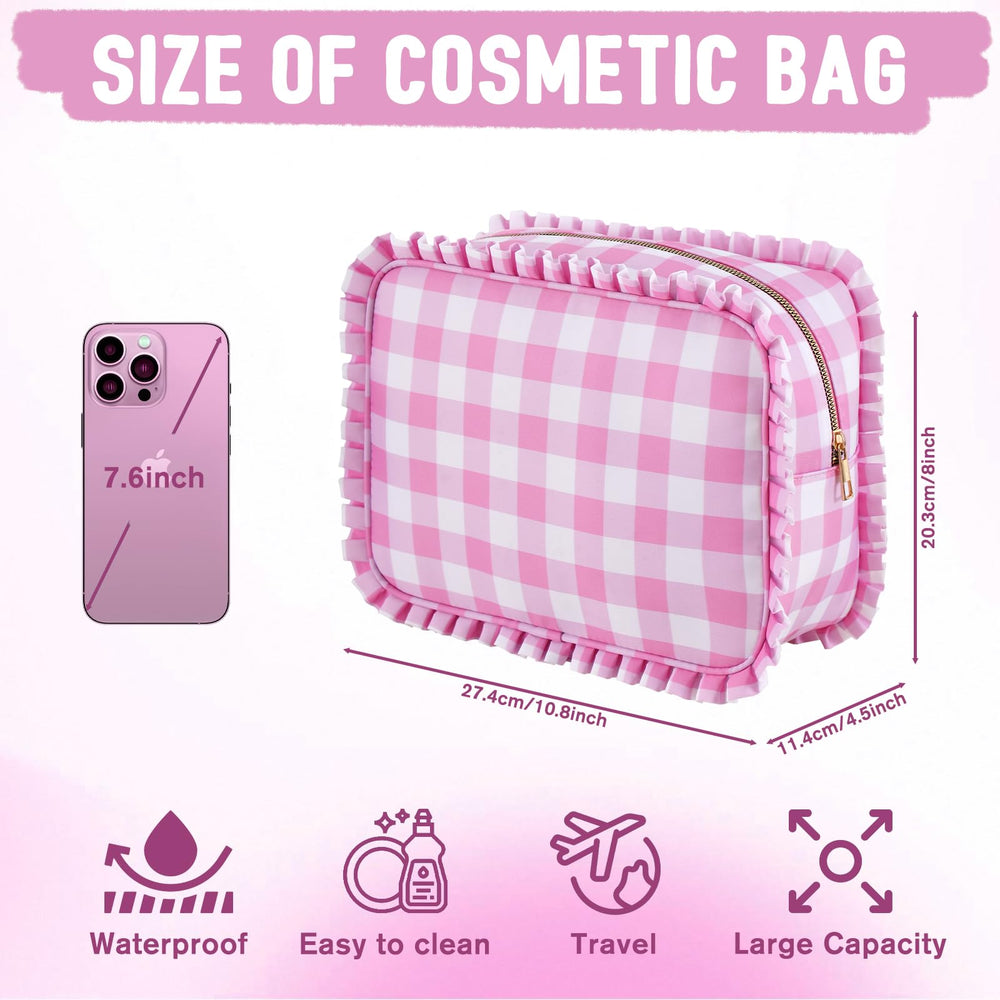 EMBRUNIOICE toiletry bag multi-use ready for trips, gym, or daily carry.
