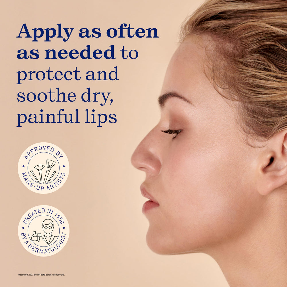 Embryolisse lip balm with broad-spectrum sun protection on exposed lips