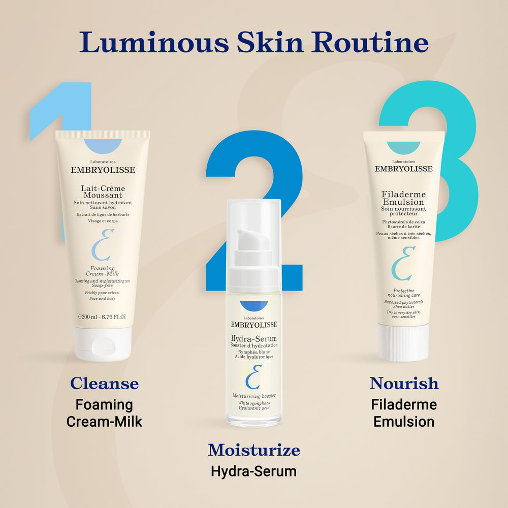 Filaderme Emulsion after-application glow in natural light