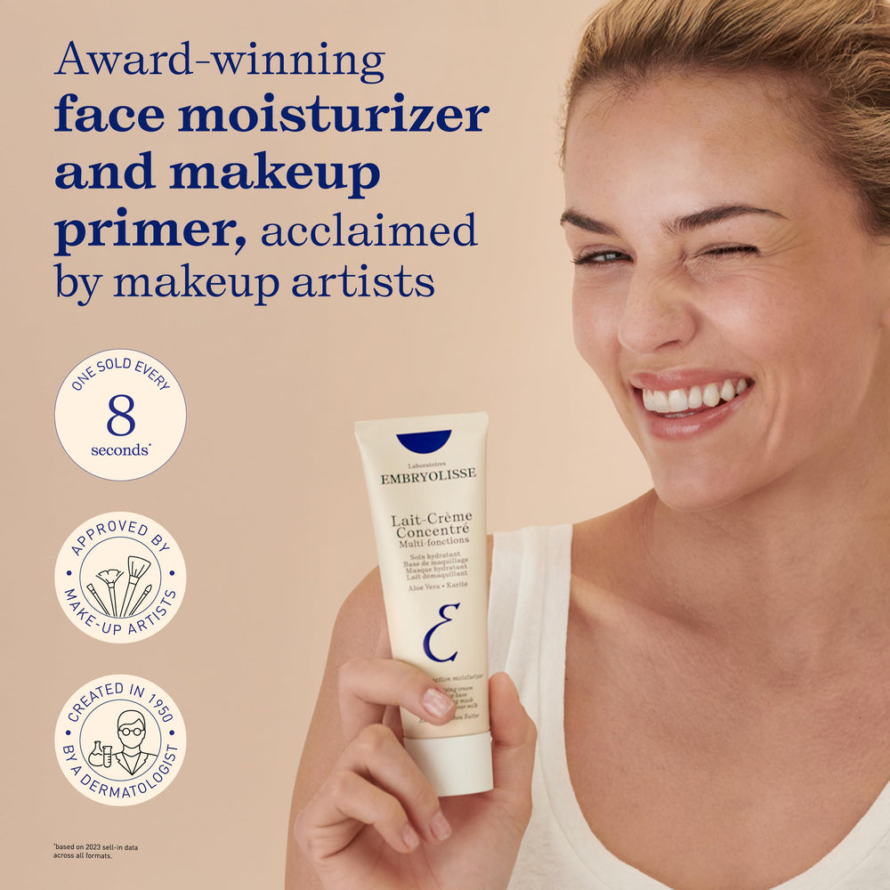 Embryolisse gold edition jar highlighting daily nourishment