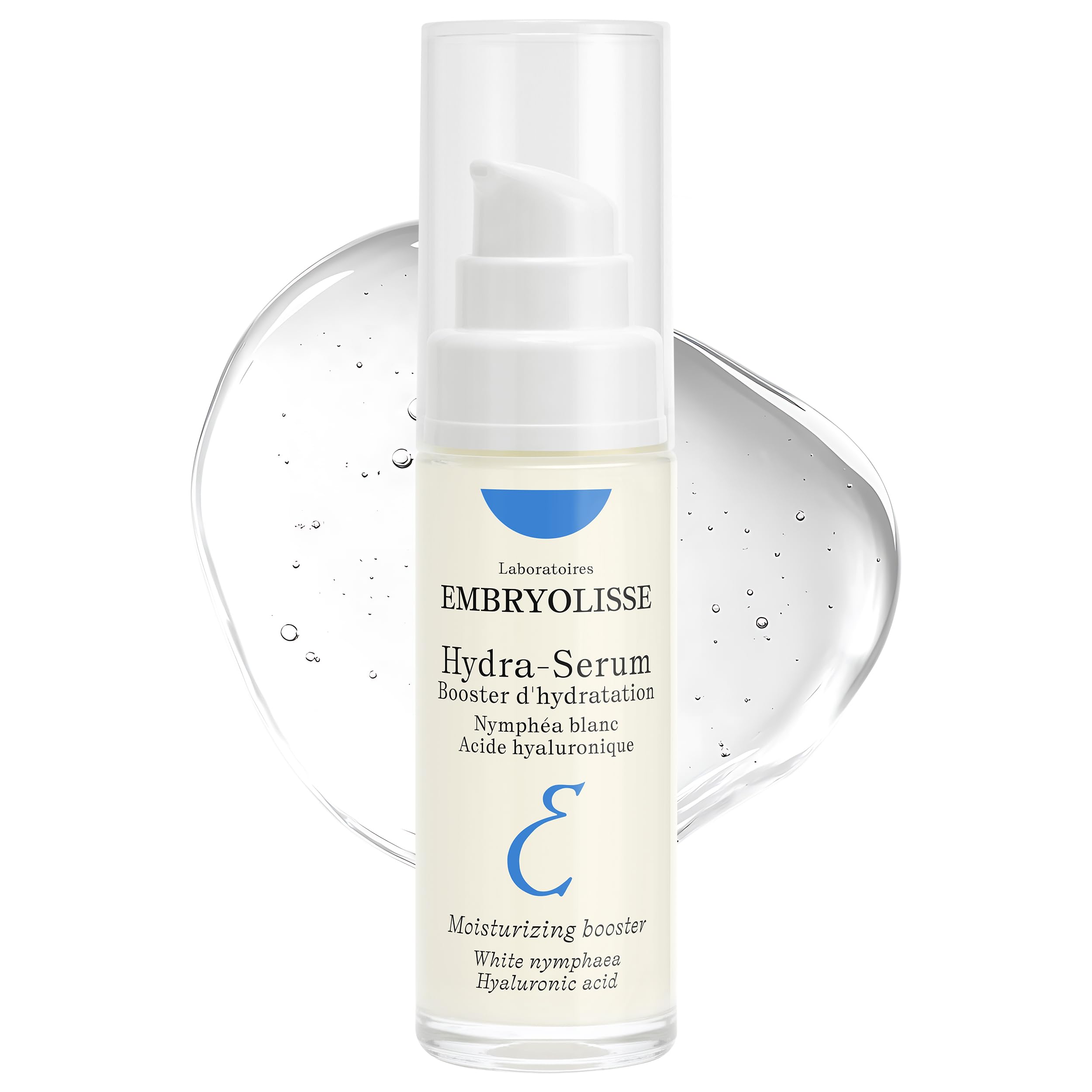 Embryolisse Hydra-Serum bottle with pump delivering quick, non-greasy hydration.